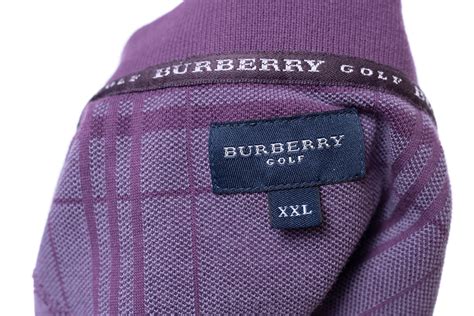 burberry men's golf shirt